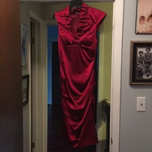 Burgundy Dress